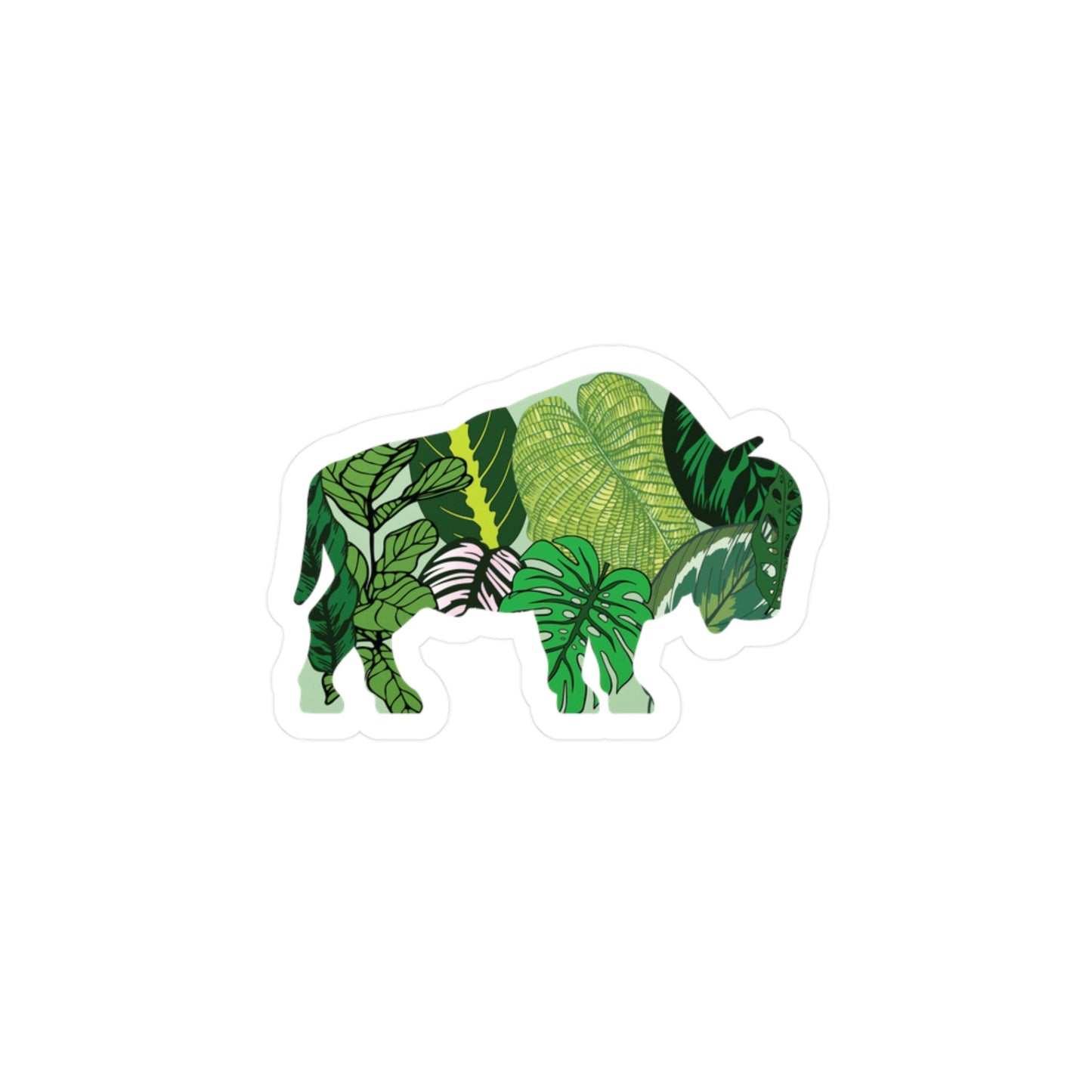 Buffalo Plant Lover Vinyl Decal