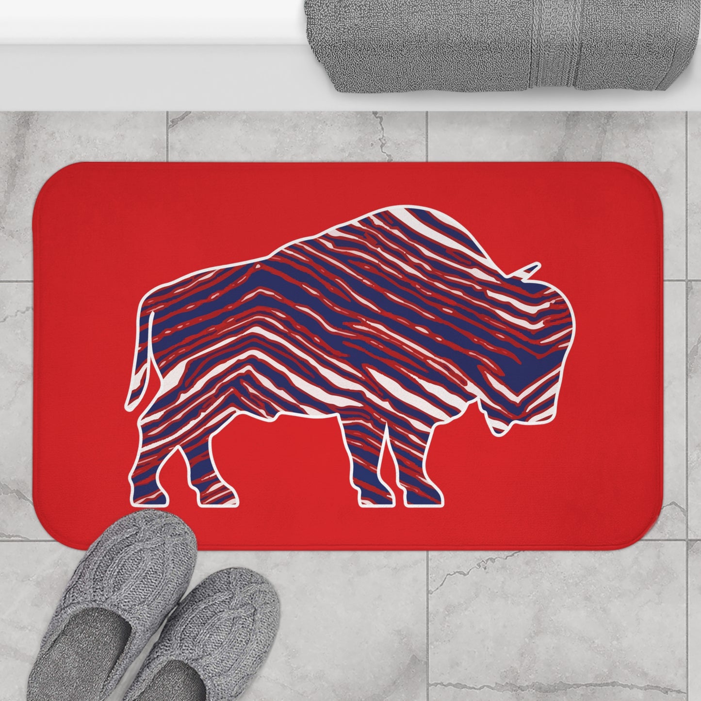 The Buffalo Game Day Bath Mat