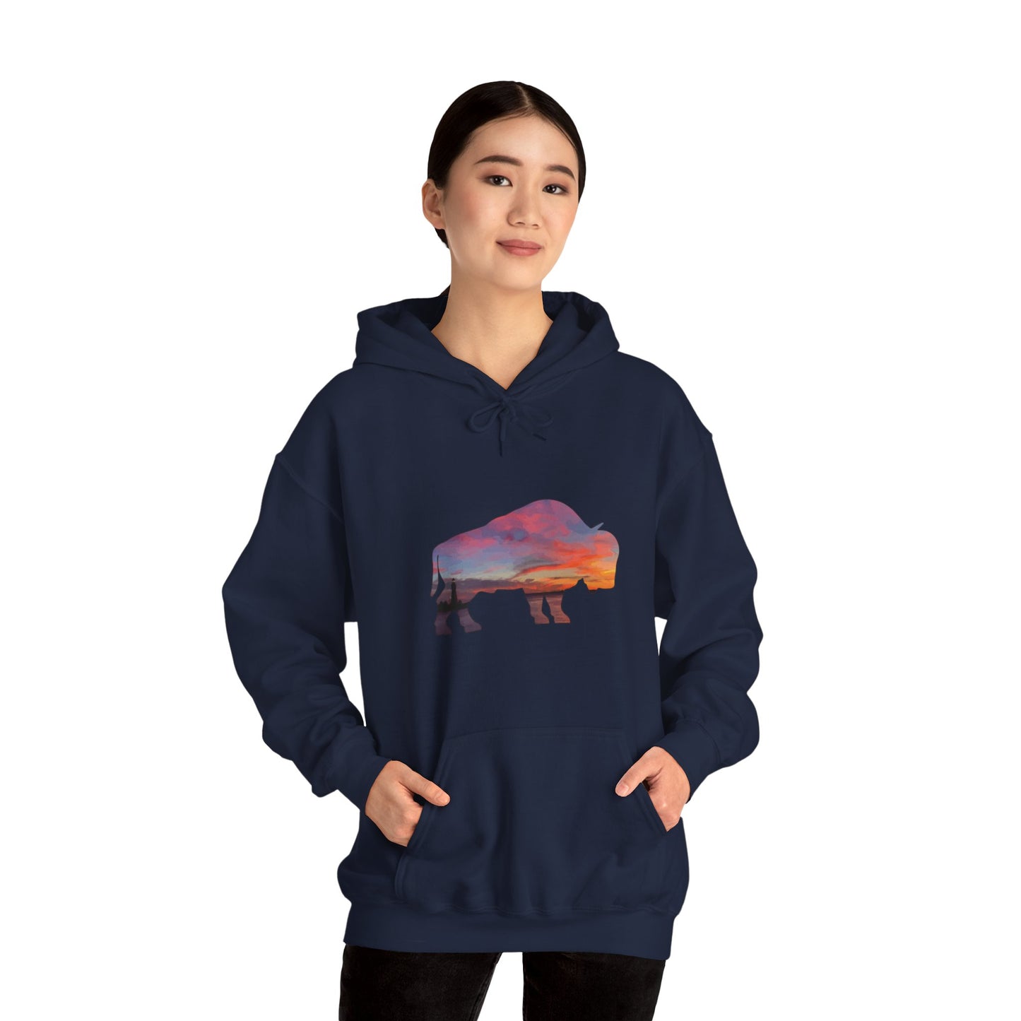 Buffalo Waterfront Sunset Hoodie