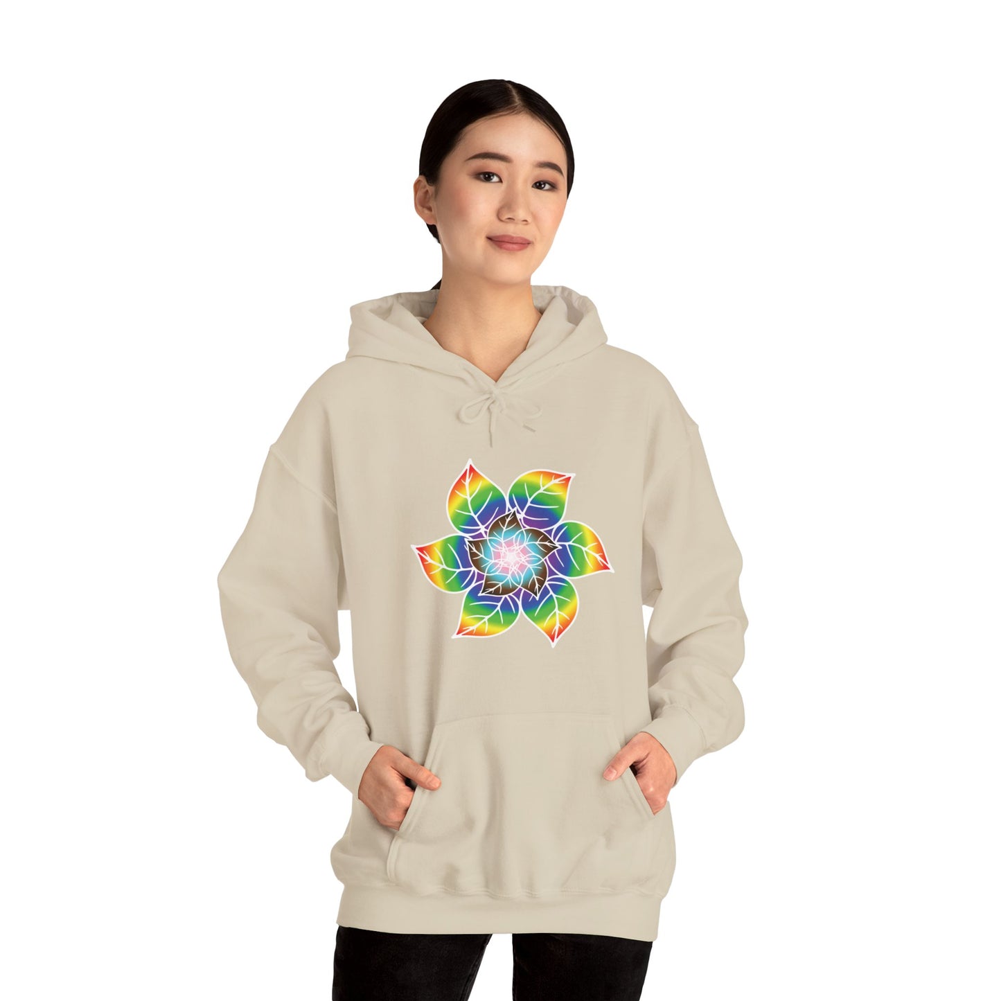 Flower Leaf Pride Hoodie