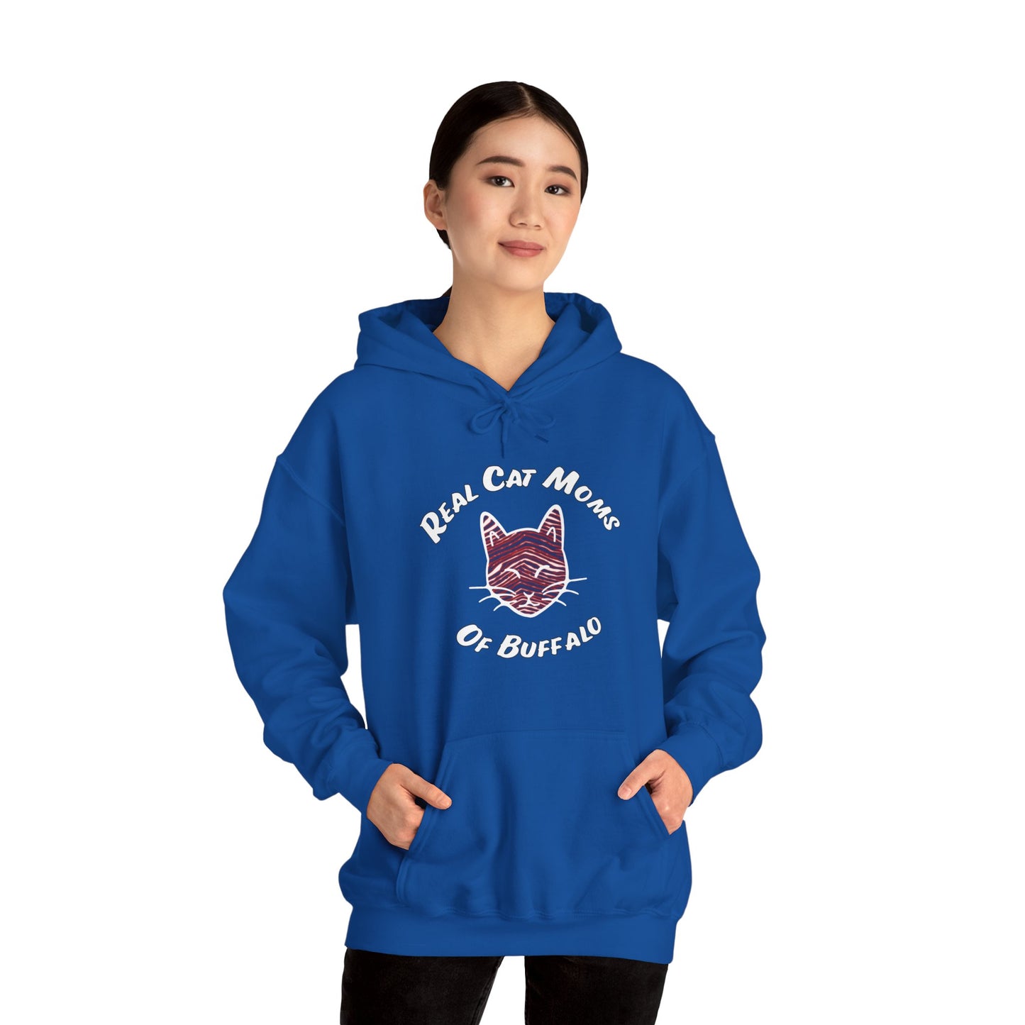 Real Cat Moms of Buffalo Hoodie