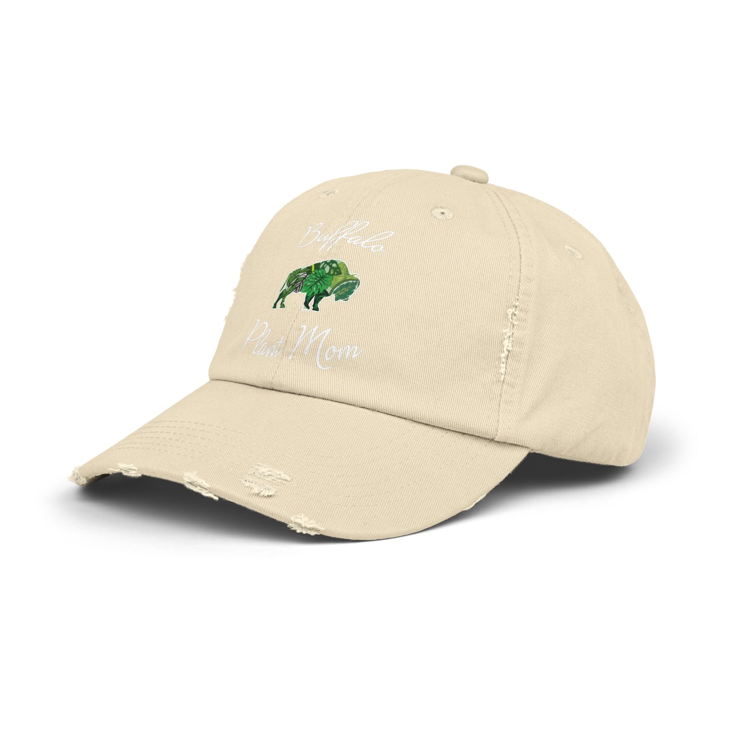 Buffalo Plant Mom Distressed Cap