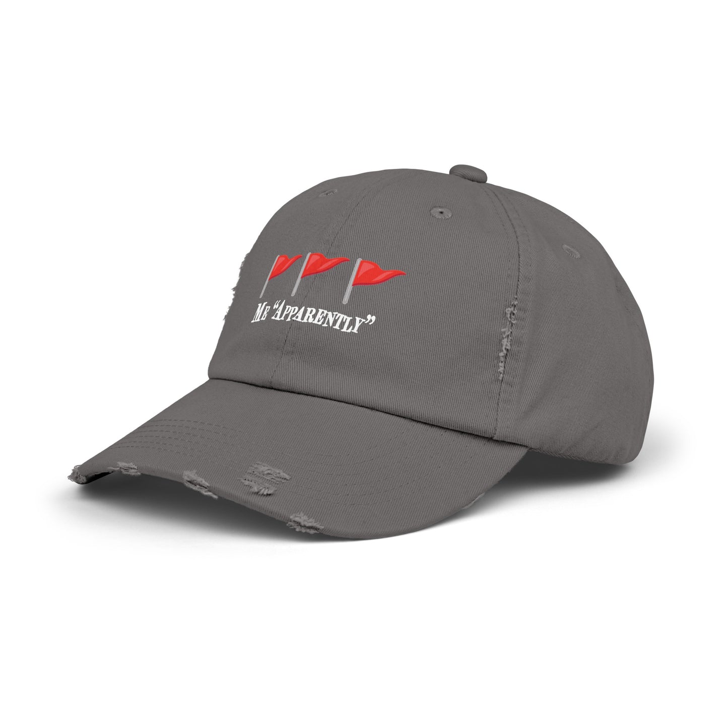 Red Flag Distressed Cap