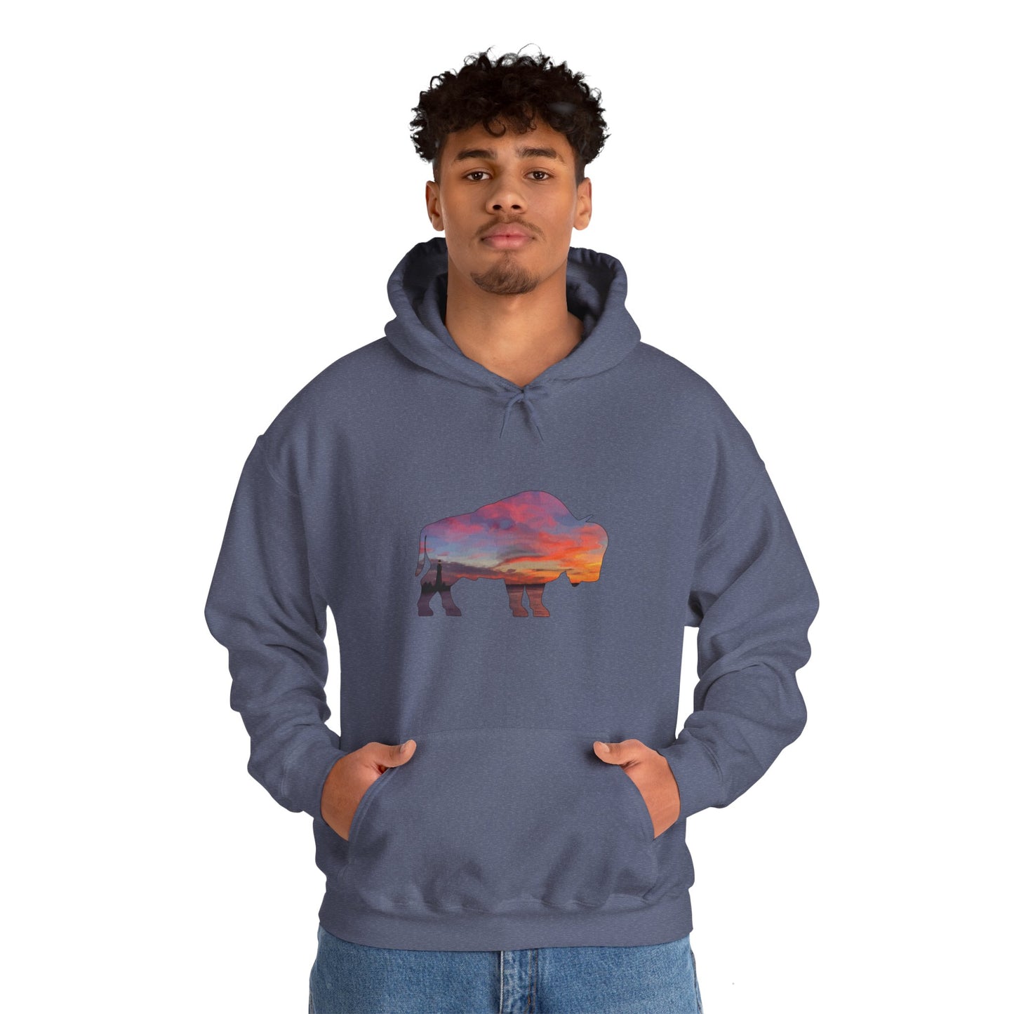 Buffalo Waterfront Sunset Hoodie