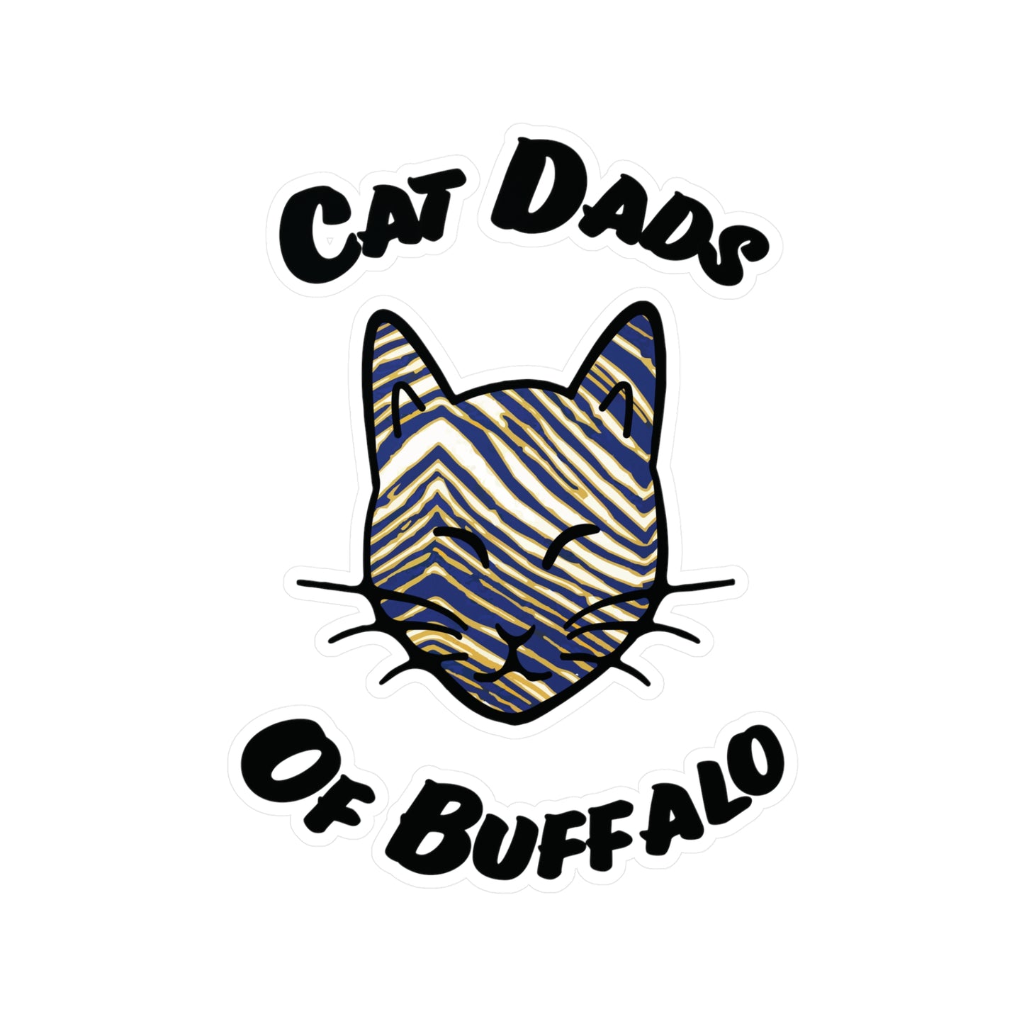 The Cat Dad Vinyl Decal