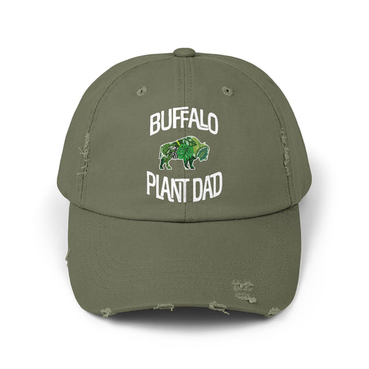 Buffalo Plant Dad Distressed Cap