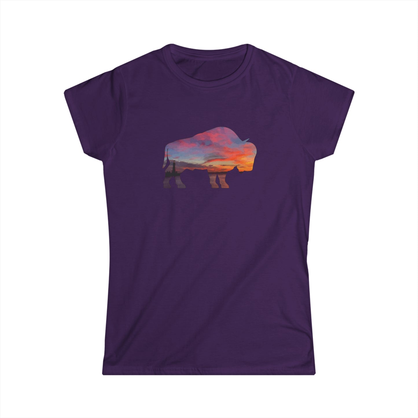 Buffalo Waterfront Sunset Women's Shirt