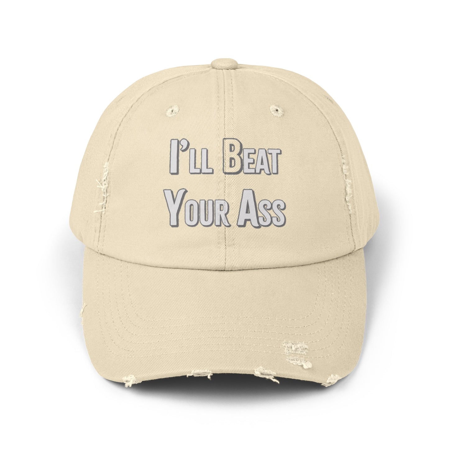 (b)Eat Your Ass Distressed Cap