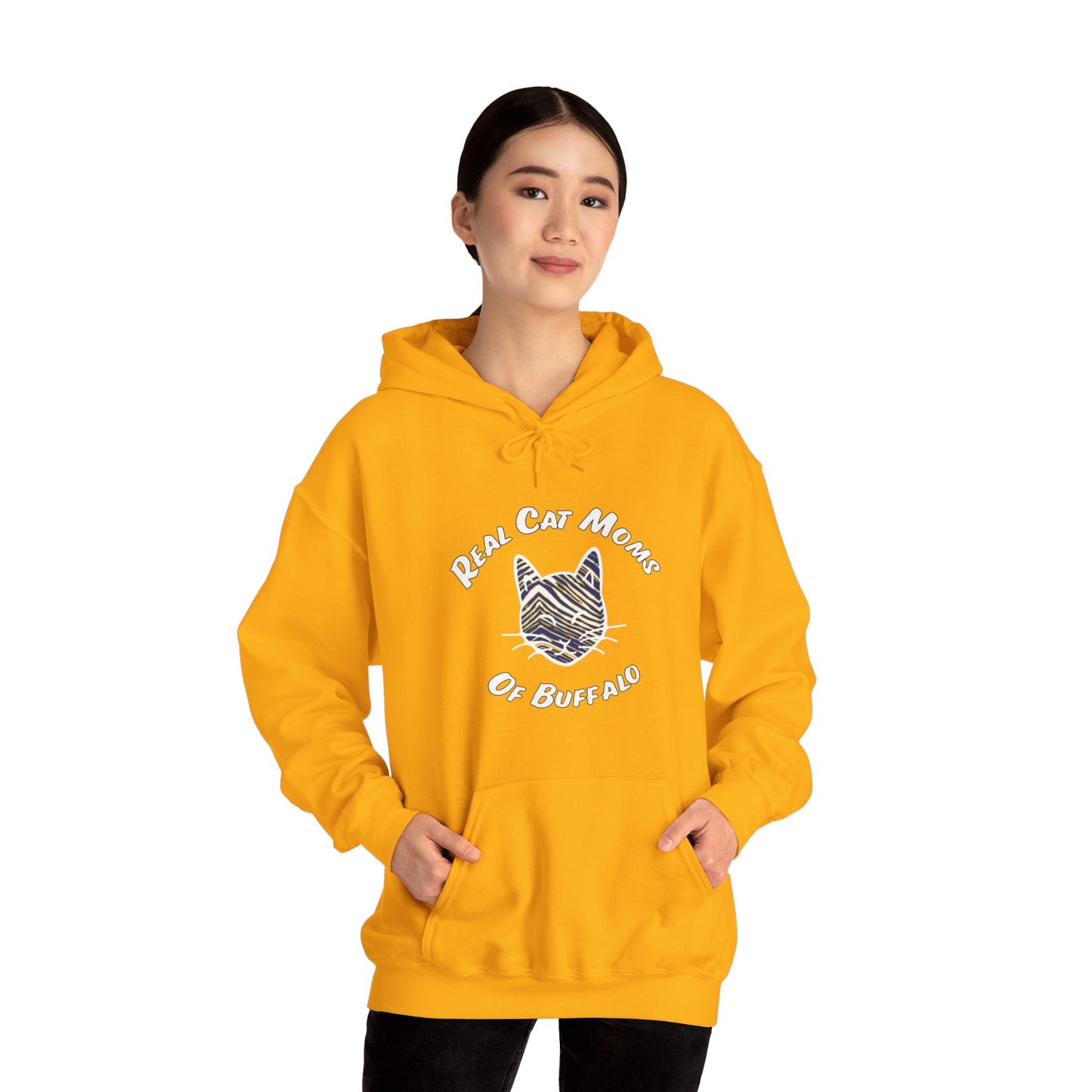 Real Cat Moms of Buffalo Hoodie