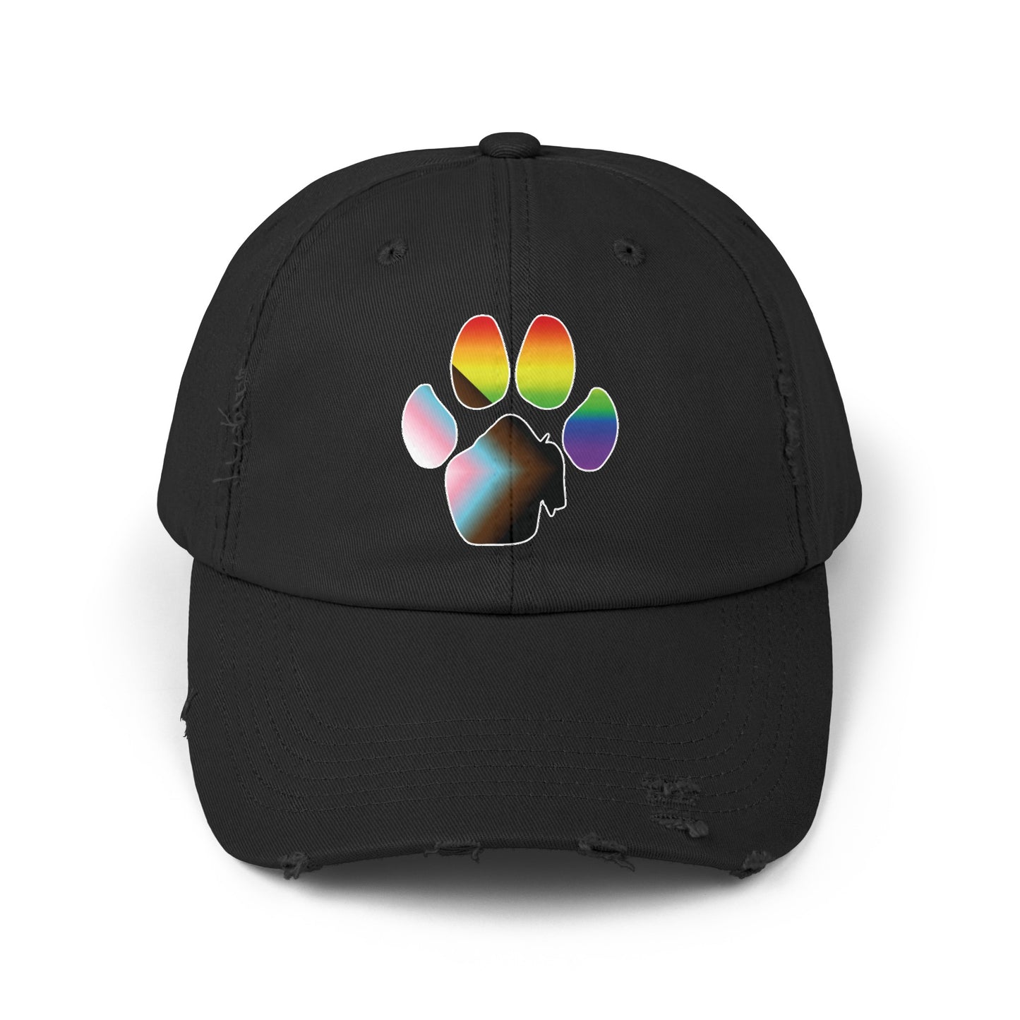 The Pawffalo Pride Distressed Cap