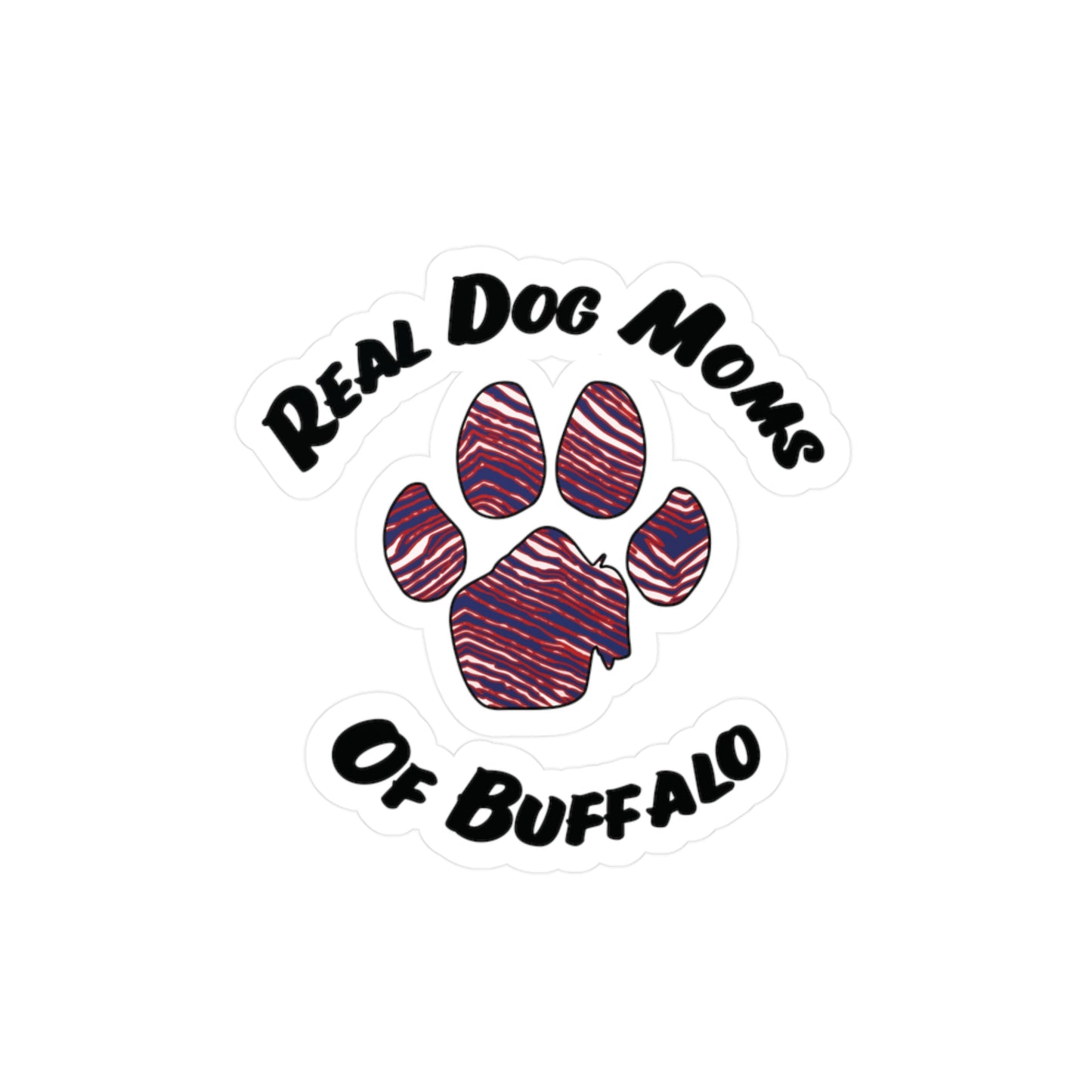 Real Dog Moms of Buffalo Vinyl Decal