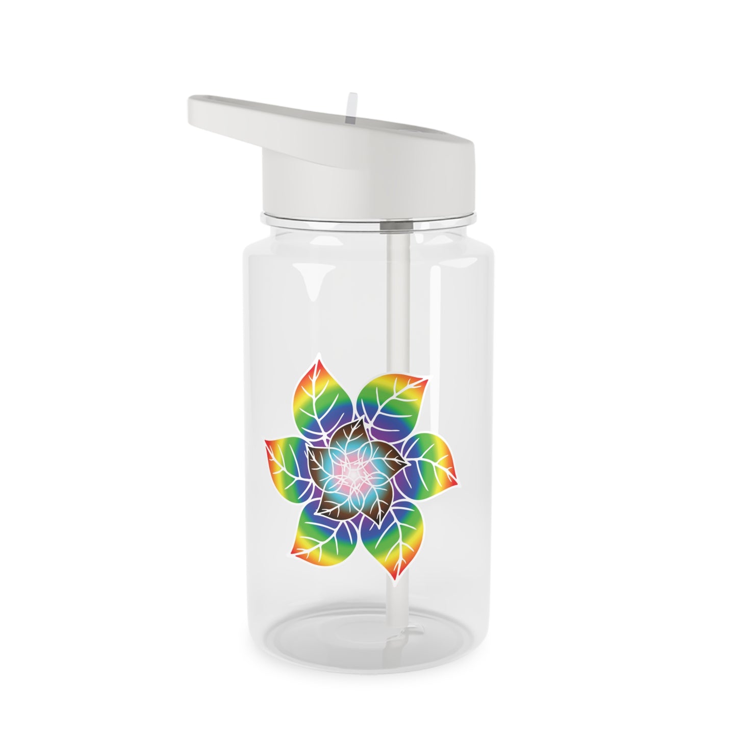 Flower Leaf Pride Water Bottle