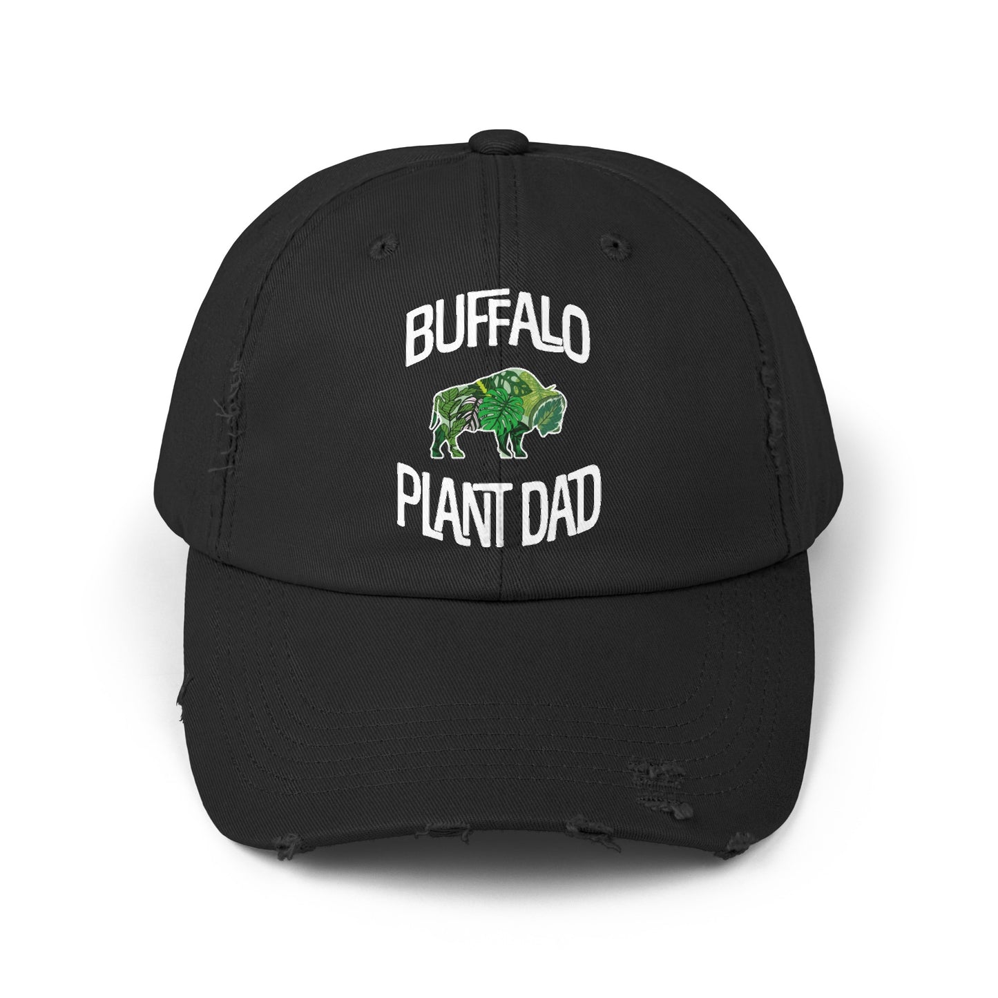 Buffalo Plant Dad Distressed Cap