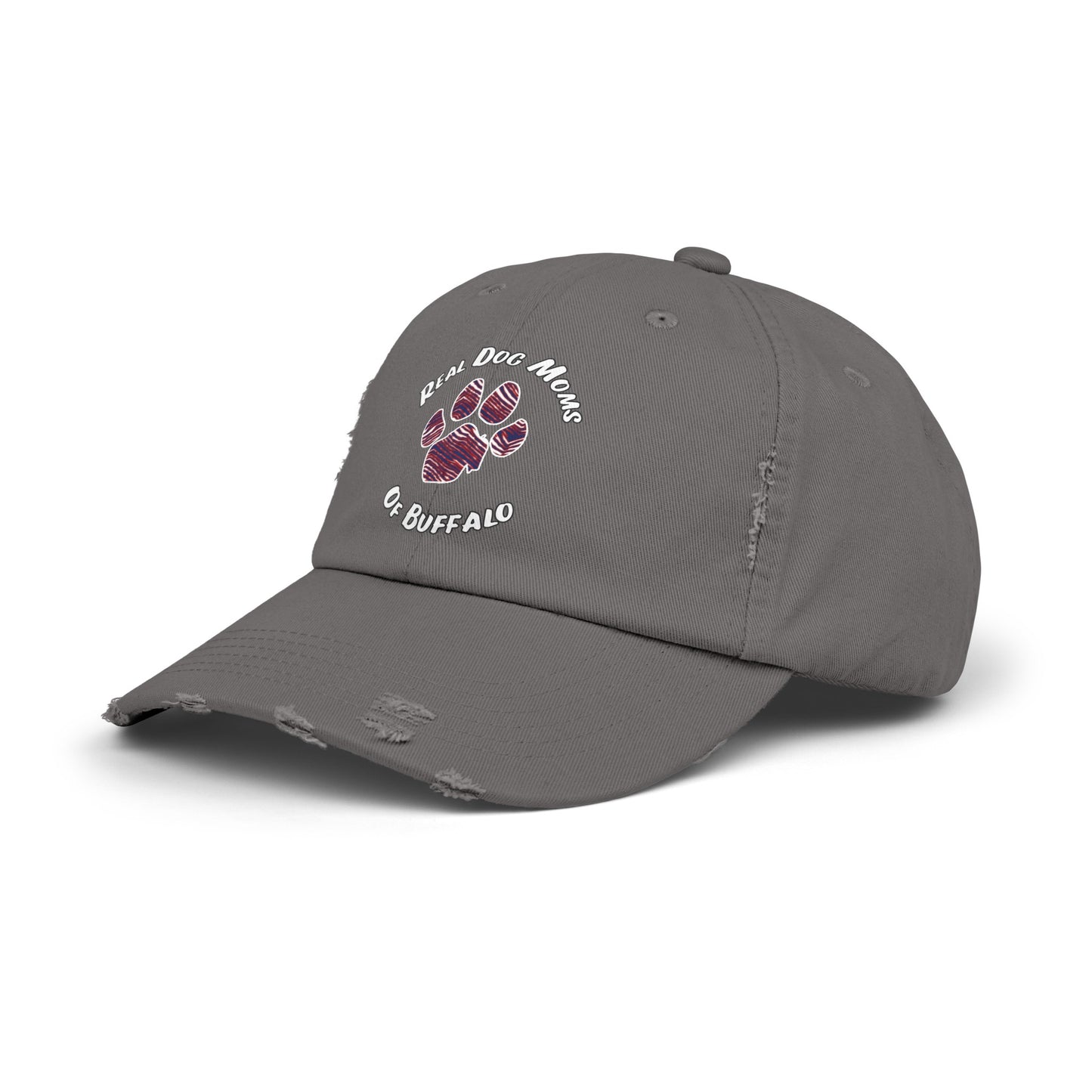 Real Dog Moms of Buffalo Distressed Cap