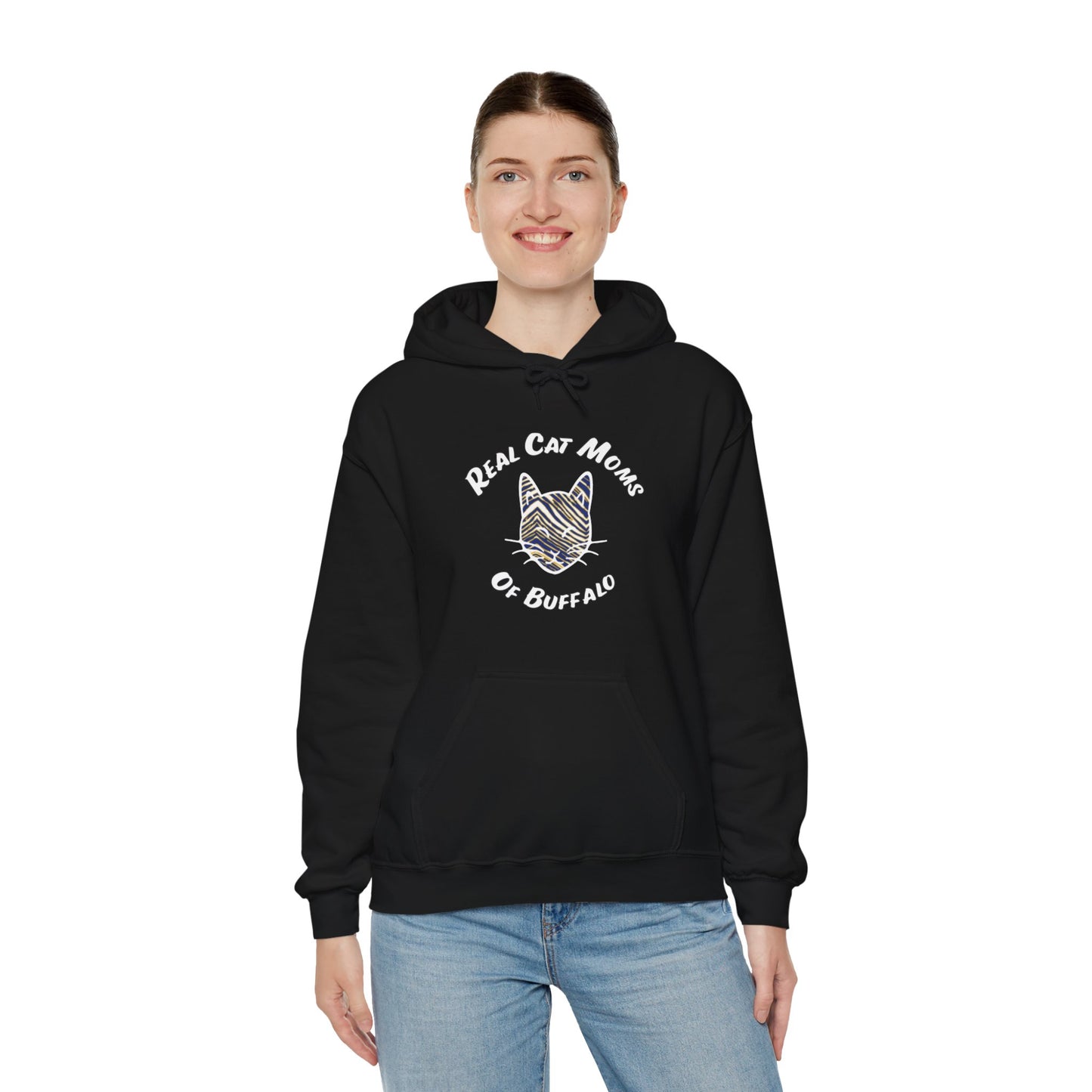 Real Cat Moms of Buffalo Hoodie