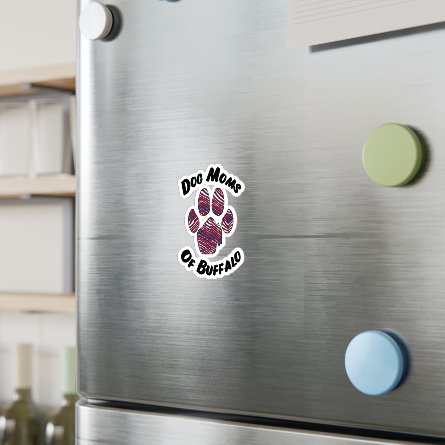 The Pawffalo Dog Mom Vinyl Decal