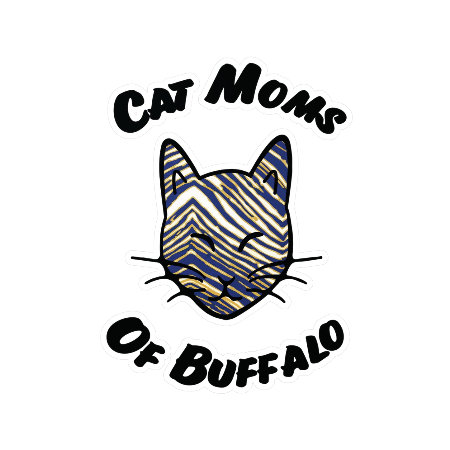 The Cat Mom Vinyl Decal