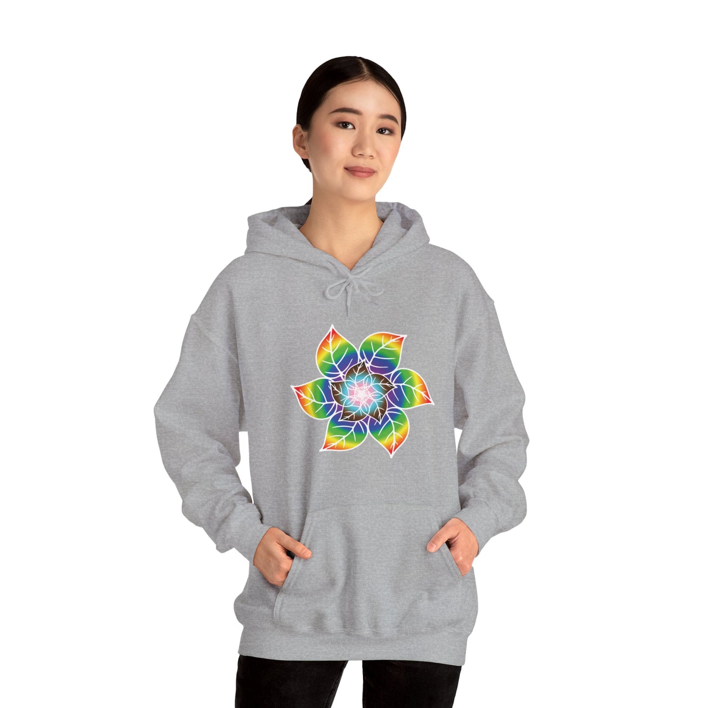 Flower Leaf Pride Hoodie