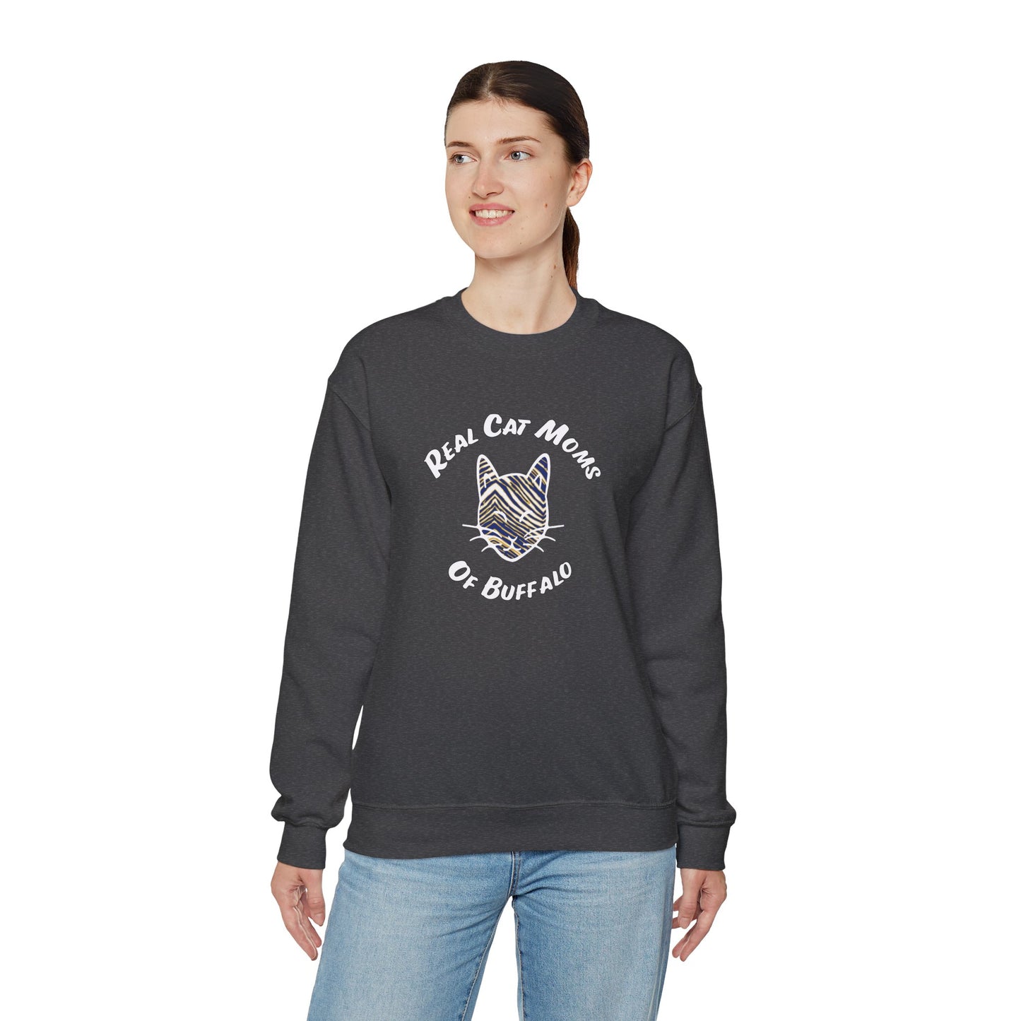 Real Cat Moms of Buffalo Sweatshirt