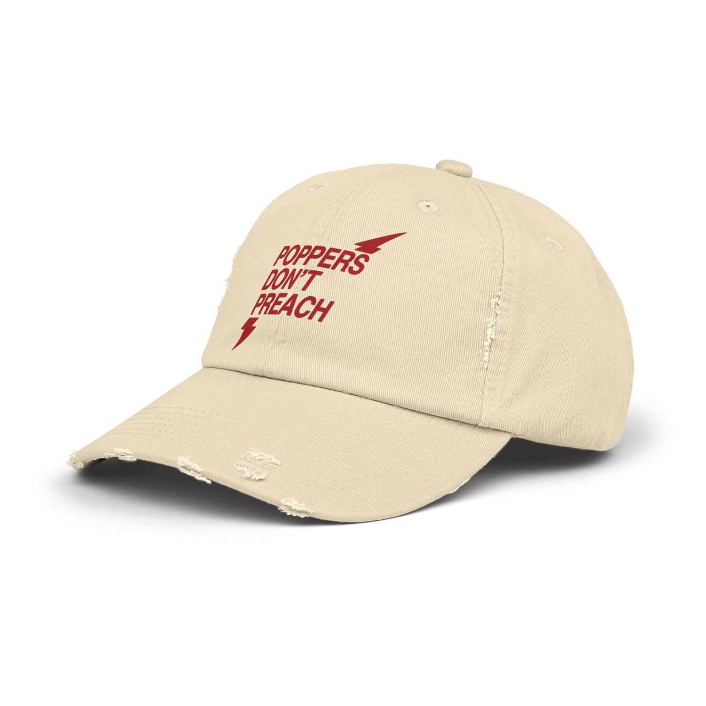 Poppers Don’t Preach Distressed Cap