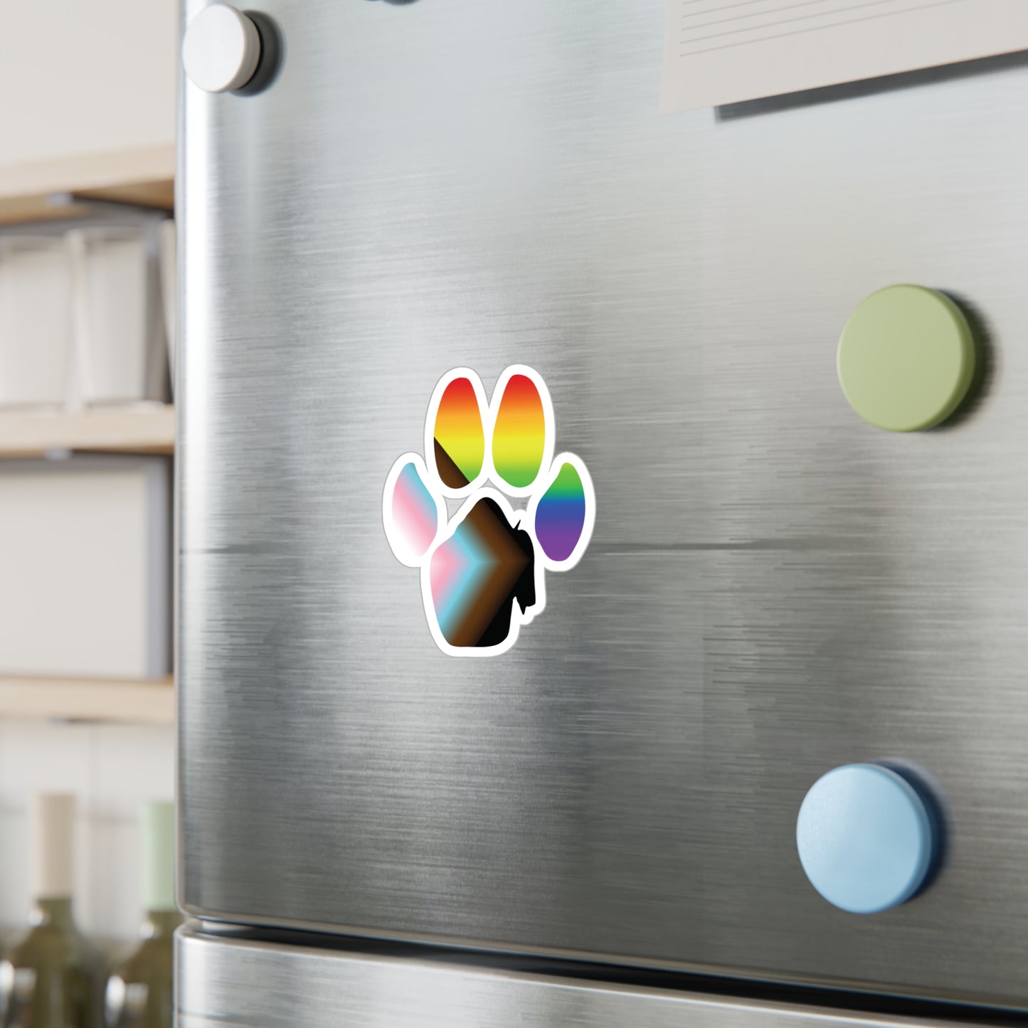 The Pawffalo Pride Vinyl Decal