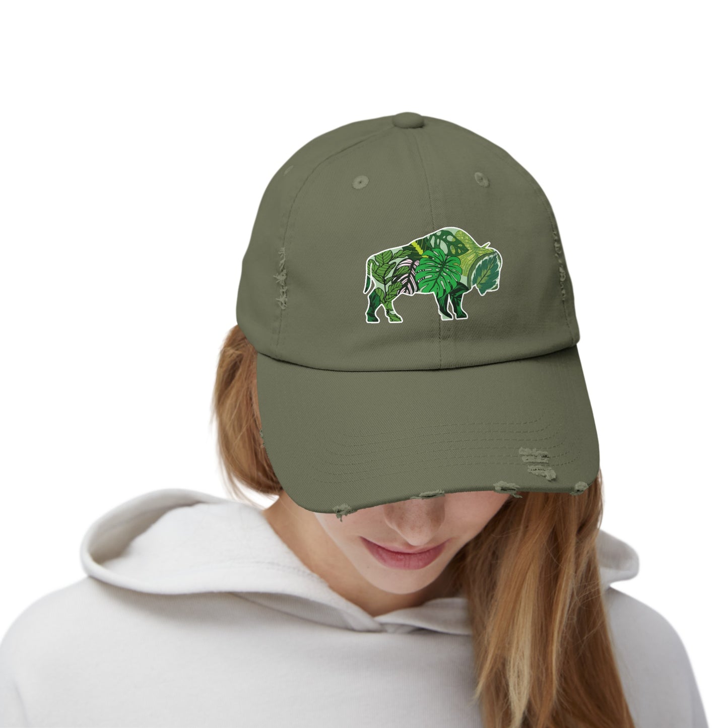 Buffalo Plant Lover Distressed Cap