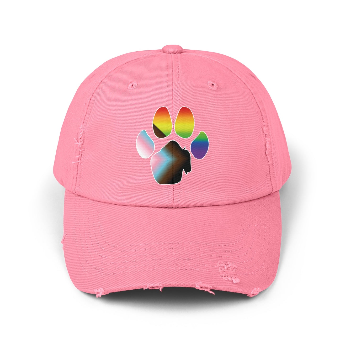 The Pawffalo Pride Distressed Cap