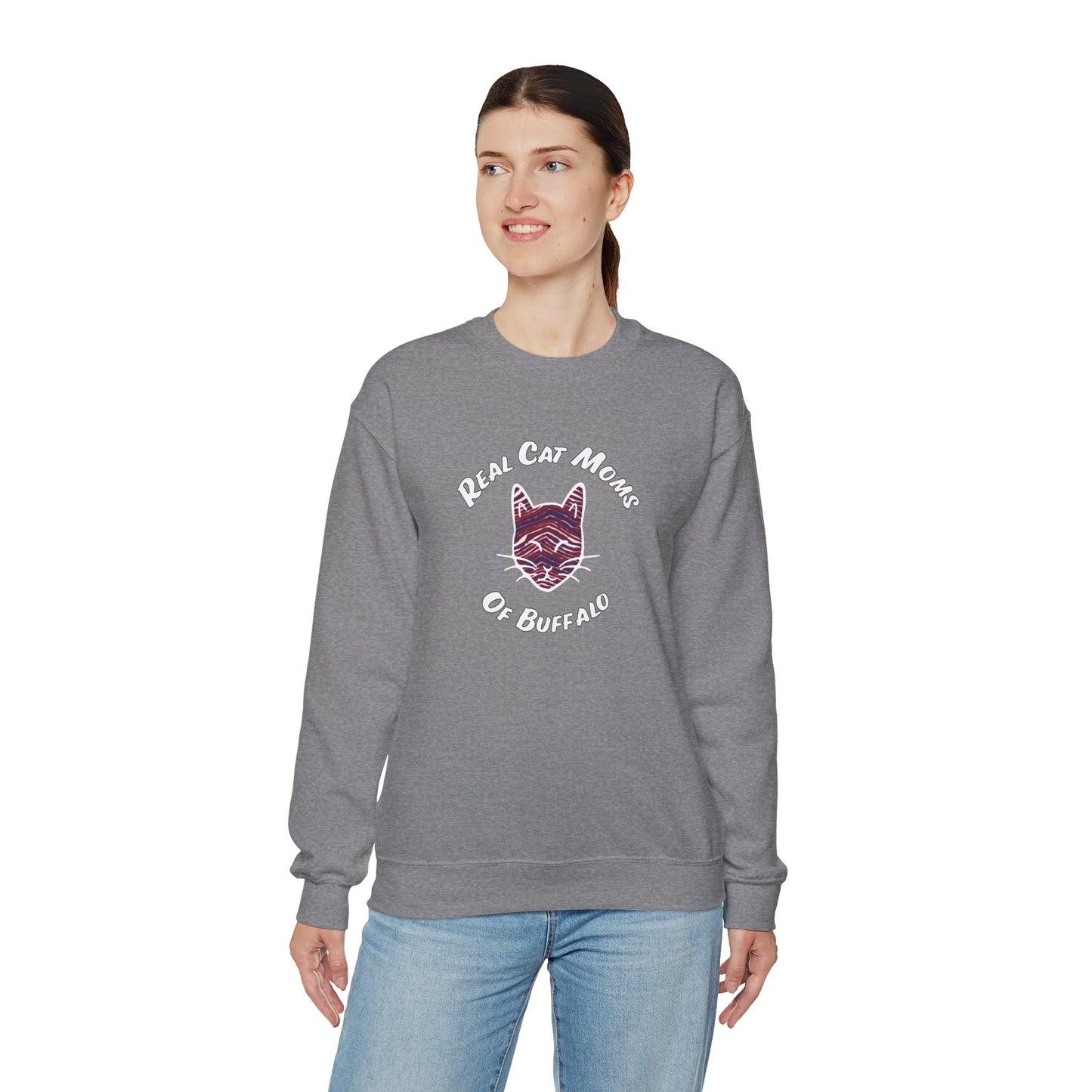 Real Cat Moms of Buffalo Sweatshirt