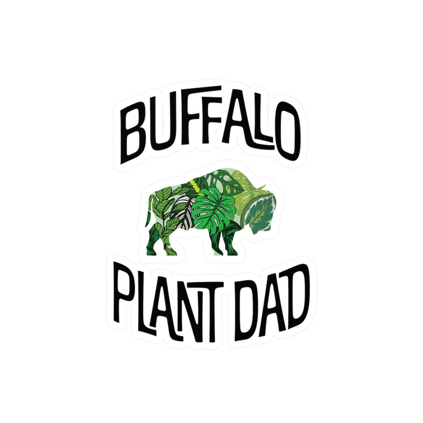 Buffalo Plant Dad Vinyl Decal