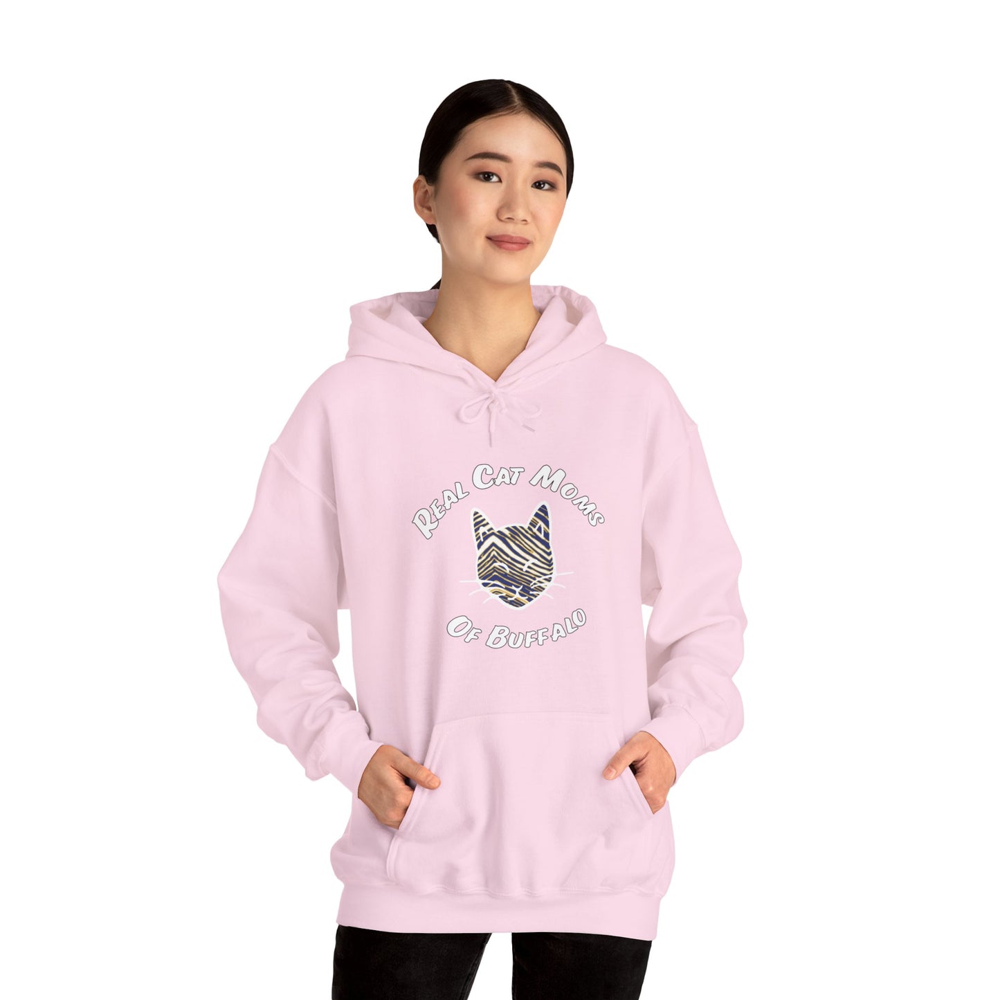 Real Cat Moms of Buffalo Hoodie