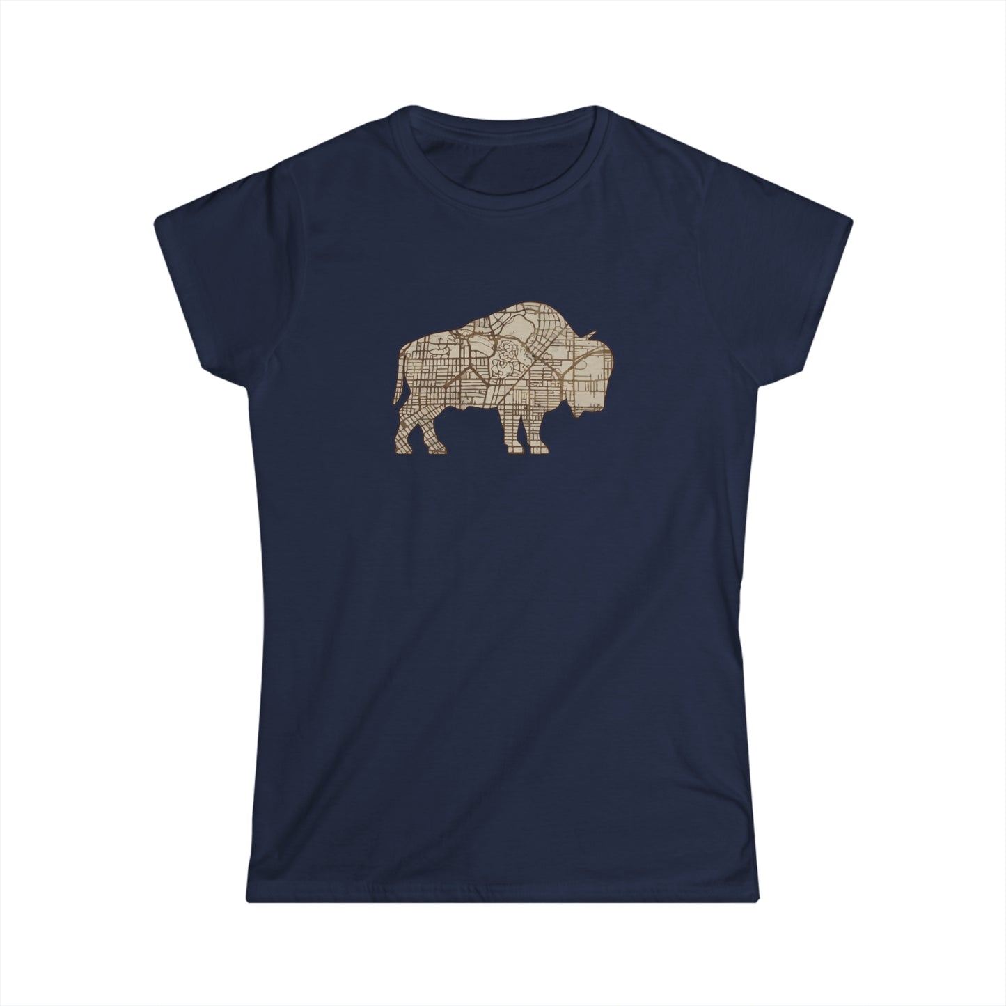 Map of Buffalo Women's Shirt