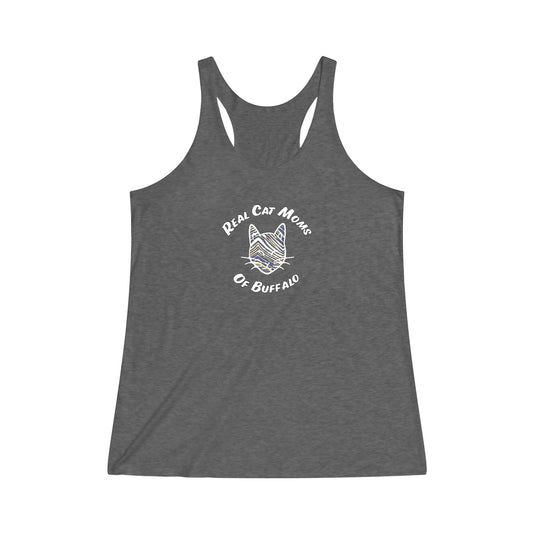 Real Cat Moms of Buffalo Women's Tri-Blend Racerback Tank