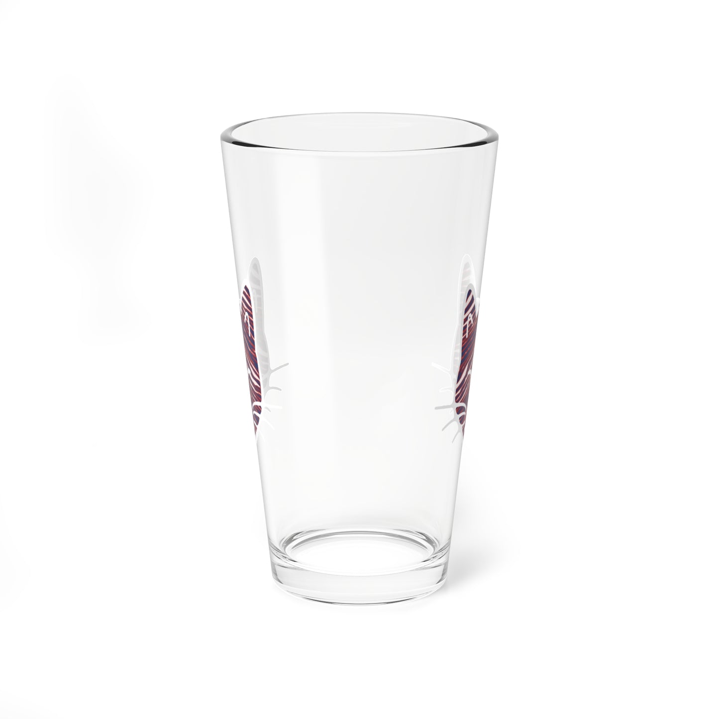 The Cat Fam Game Day Glass