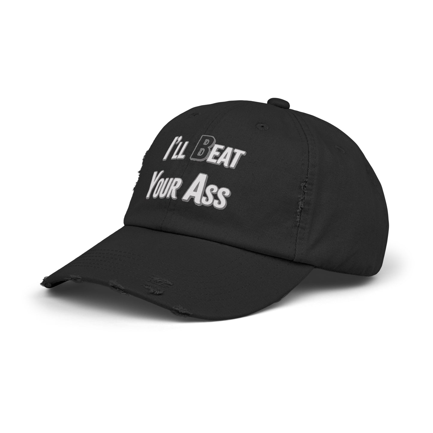 (b)Eat Your Ass Distressed Cap