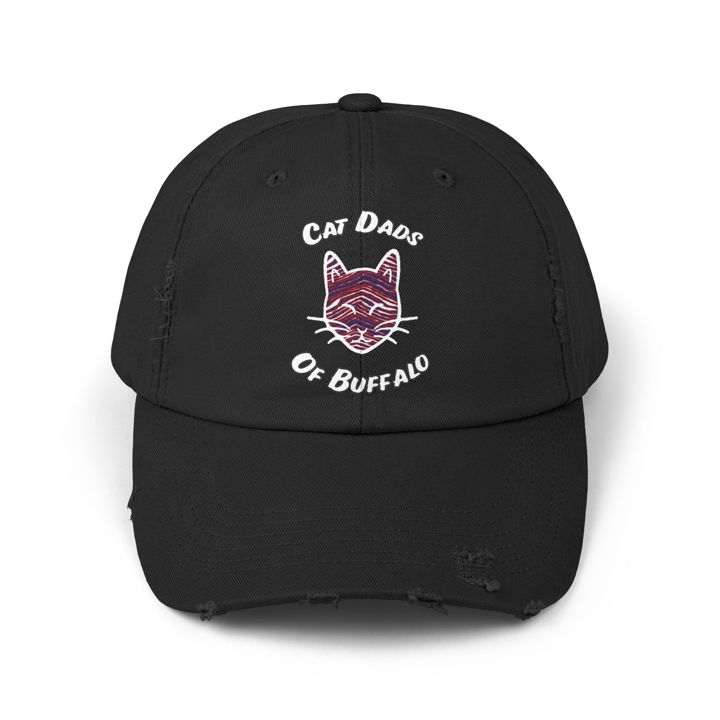 The Cat Dad Distressed Cap