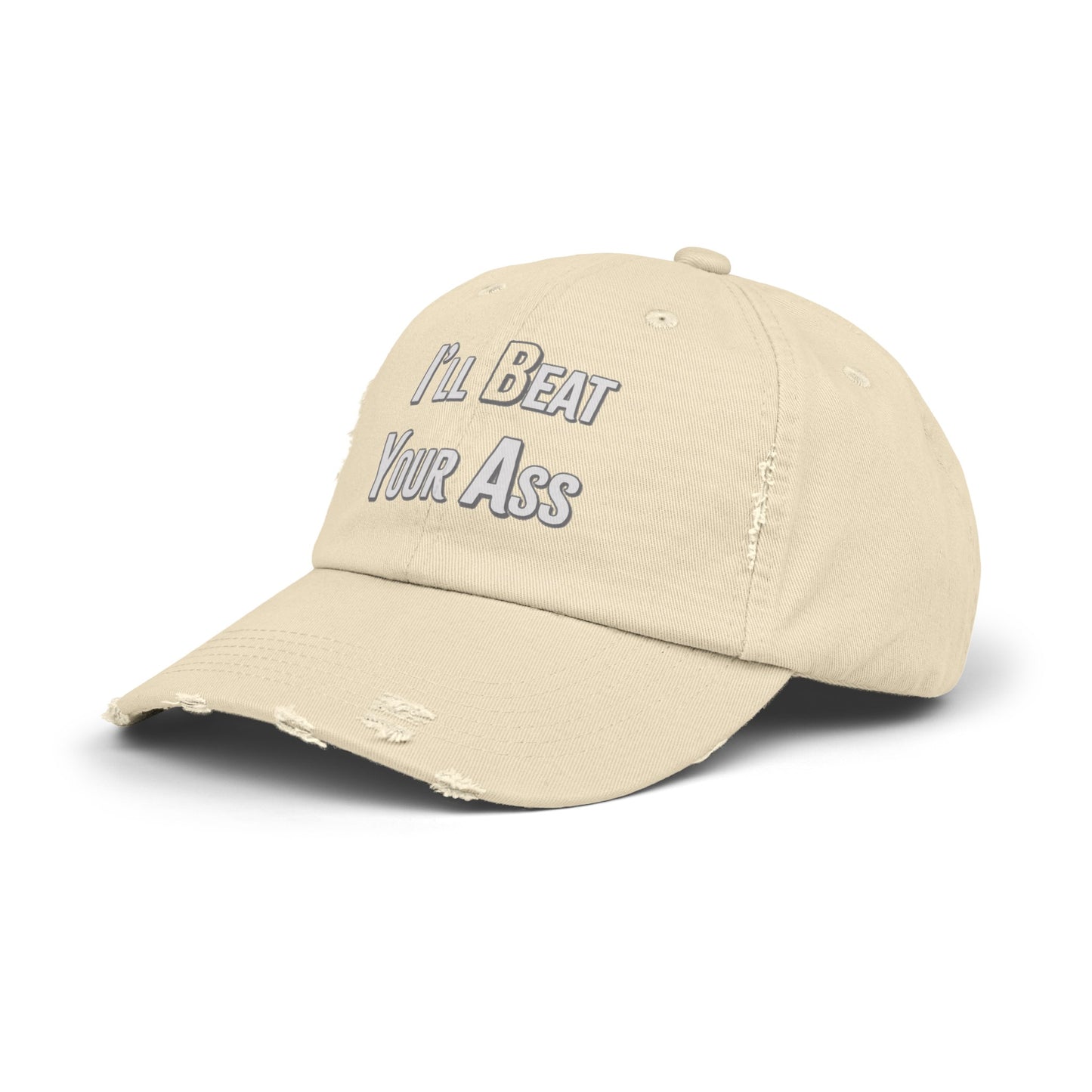 (b)Eat Your Ass Distressed Cap