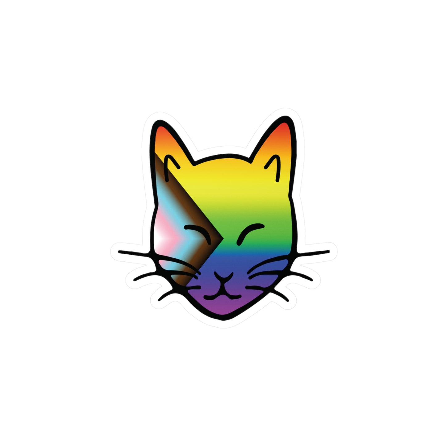 The Cat Fam Pride Vinyl Decal