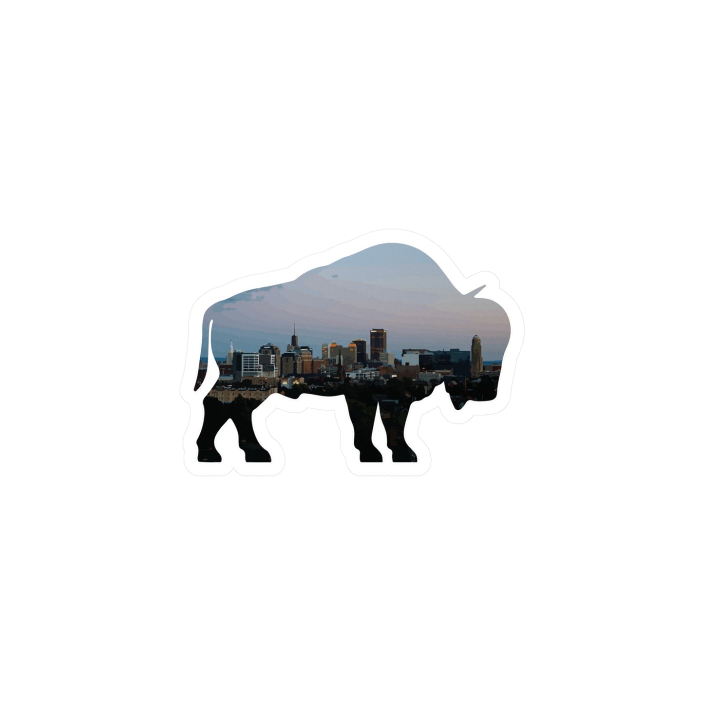 Buffalo Skyline Vinyl Decal