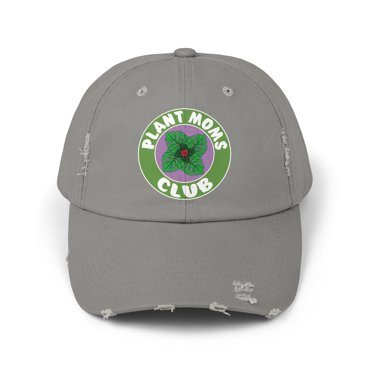 Plant Moms Club Distressed Cap