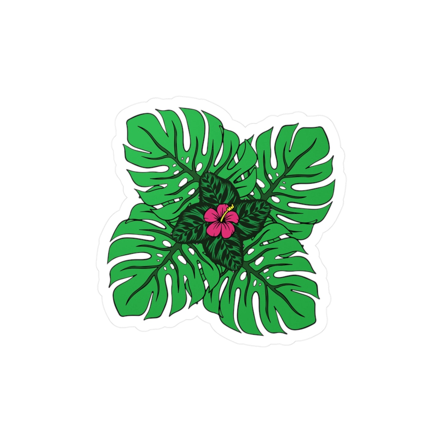 Plant Flower Vinyl Decal