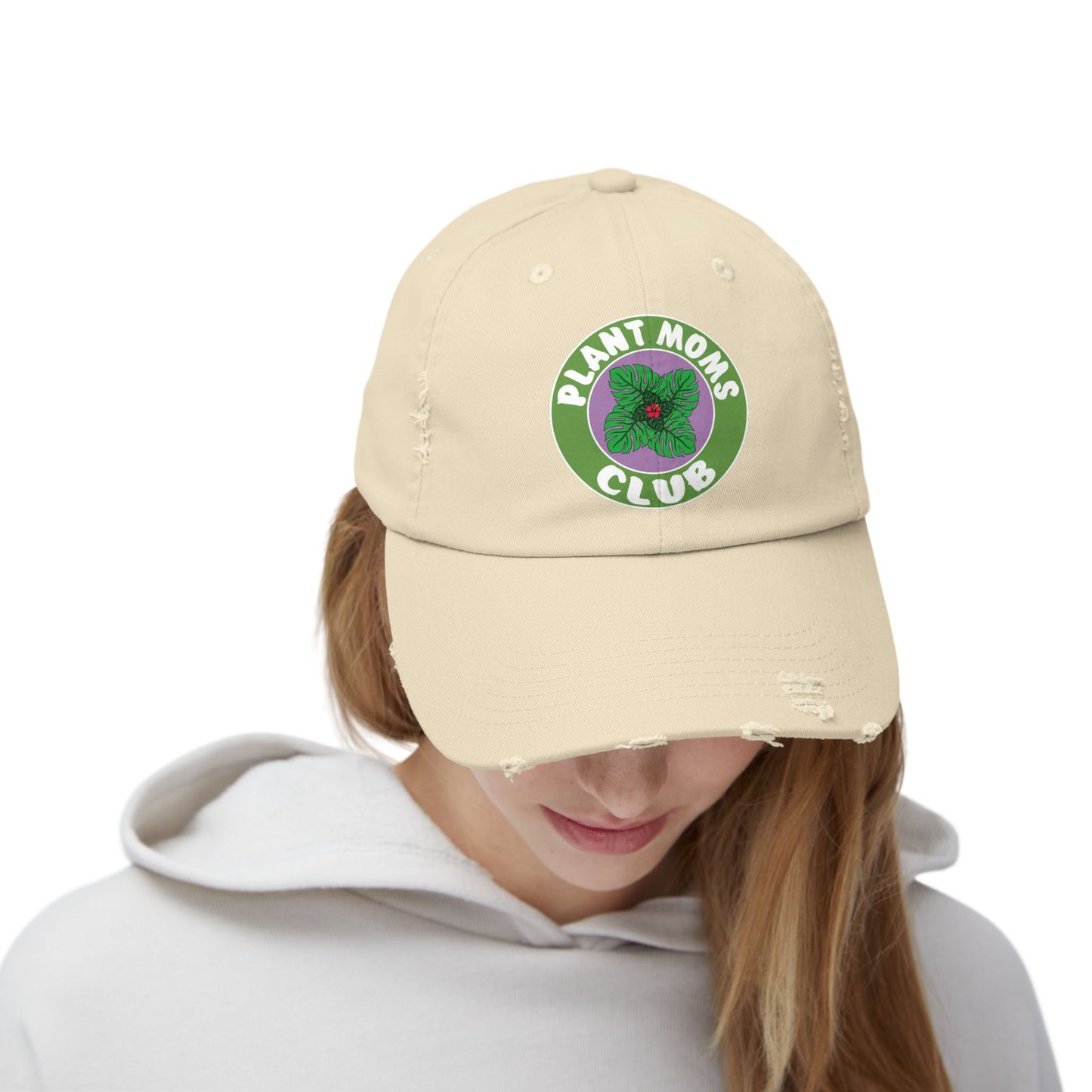 Plant Moms Club Distressed Cap