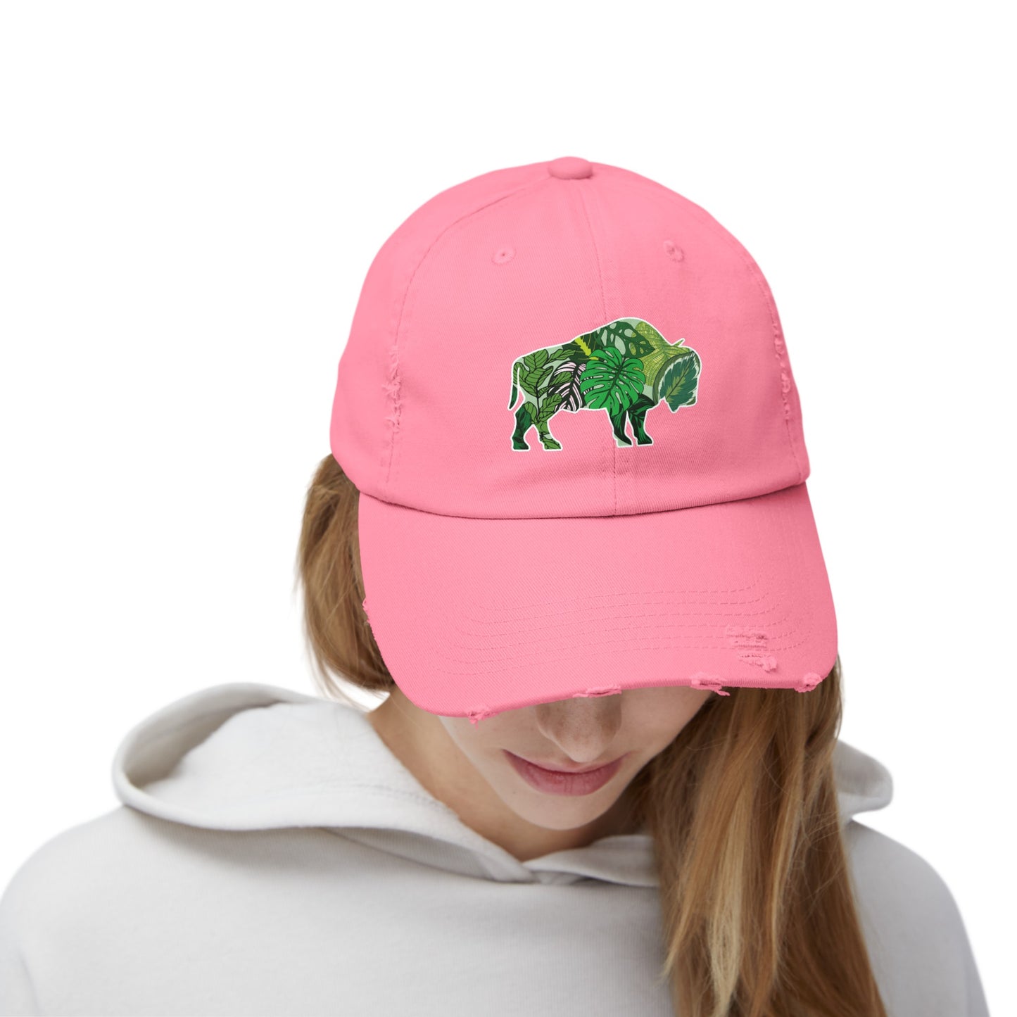 Buffalo Plant Lover Distressed Cap