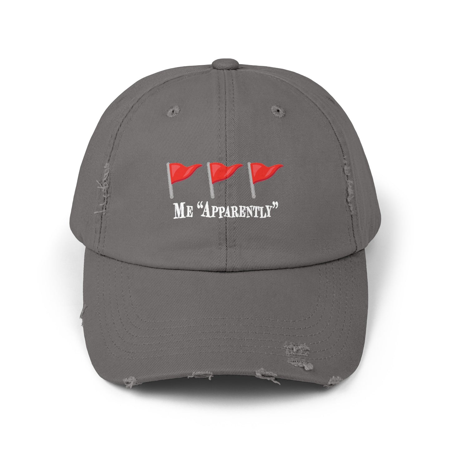 Red Flag Distressed Cap