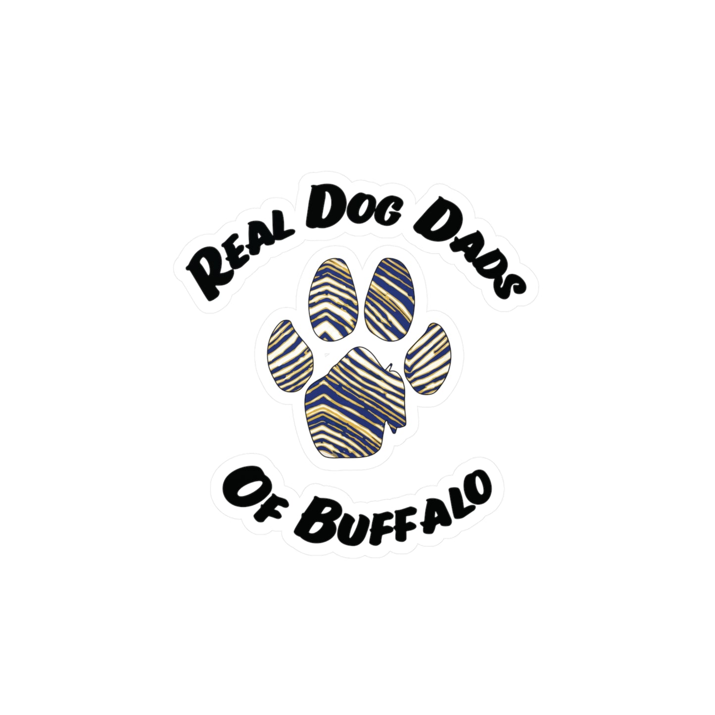 Real Dog Dads of Buffalo Vinyl Decal