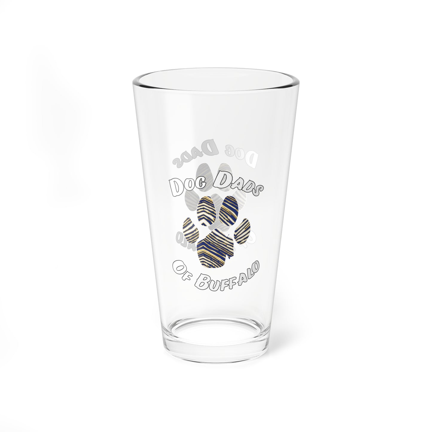 The Pawffalo Dog Dad Glass