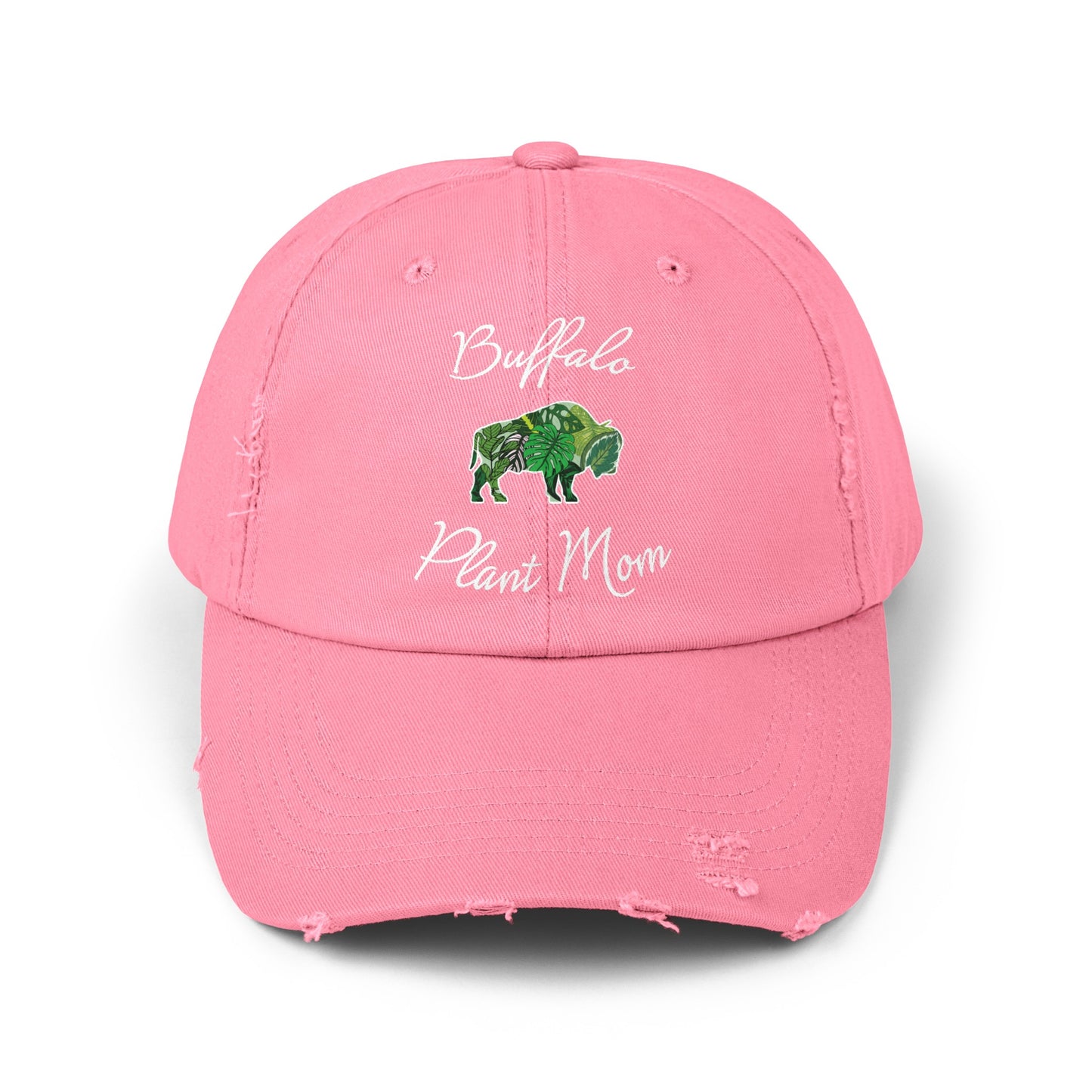 Buffalo Plant Mom Distressed Cap