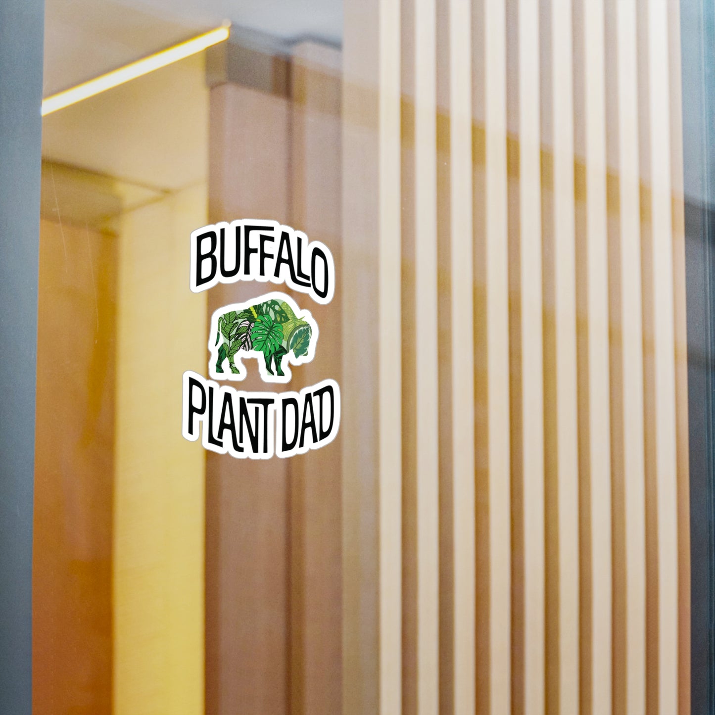 Buffalo Plant Dad Vinyl Decal