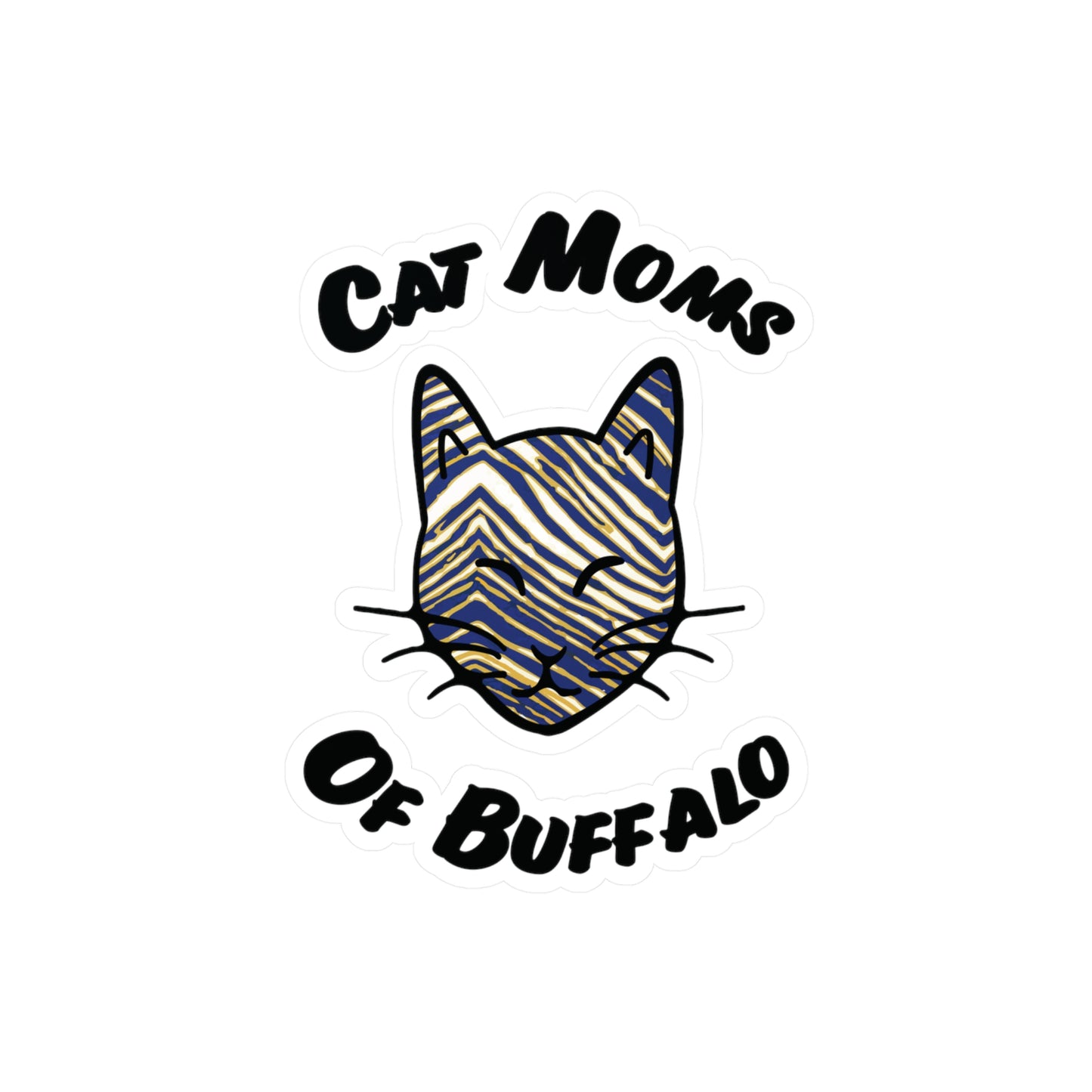 The Cat Mom Vinyl Decal