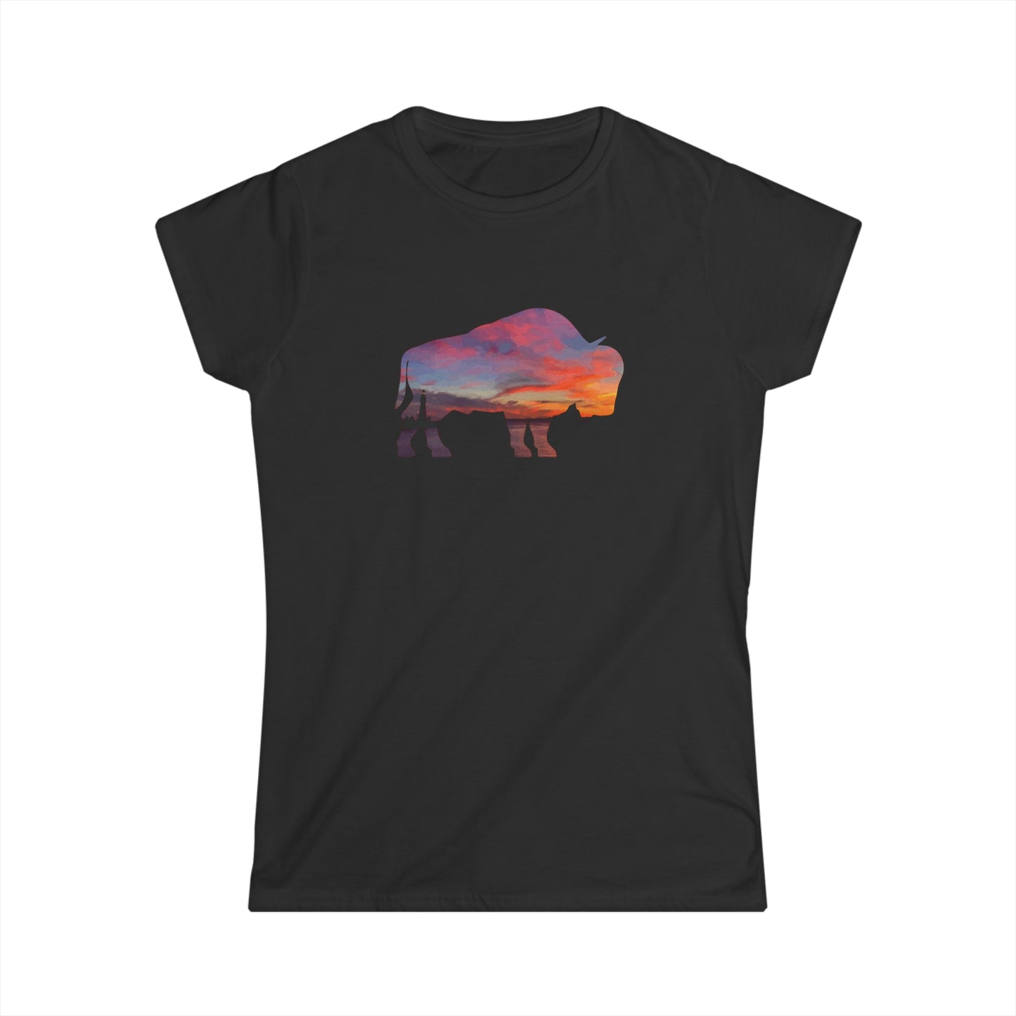 Buffalo Waterfront Sunset Women's Shirt