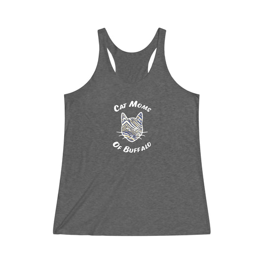 The Cat Mom Women's Tri-Blend Racerback Tank